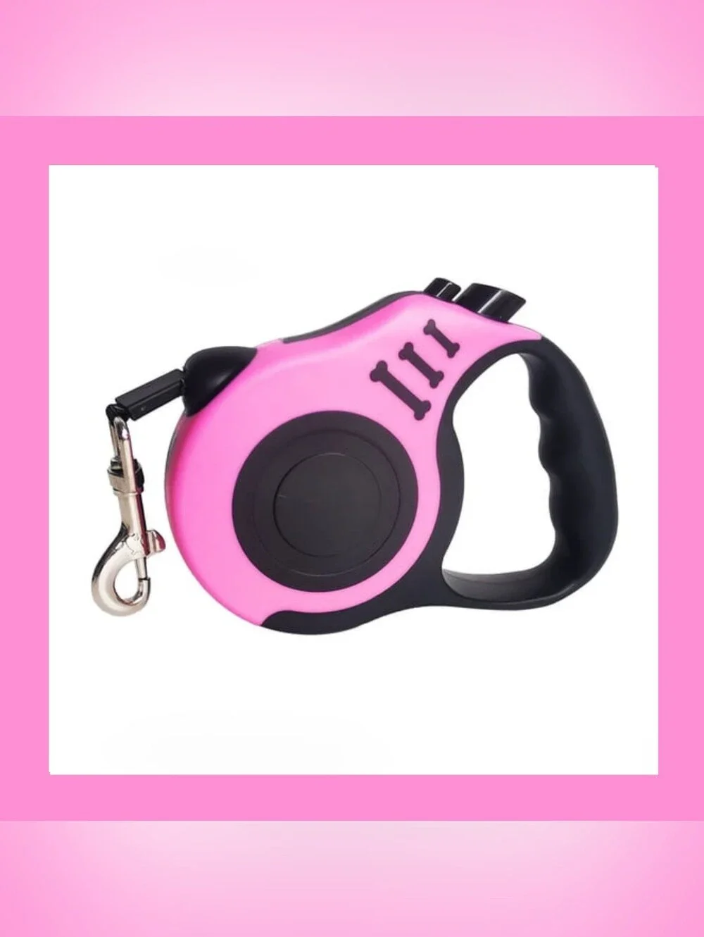Nylon Automatic Retractable Pet Leash - 9.75' {Pets Up To 18 lbs} Price per Each